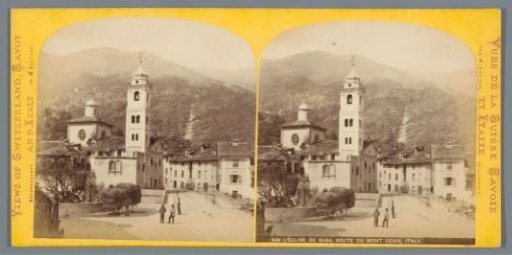 View of the Chiesa del Ponte in Susa