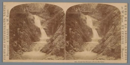 View of the Gorges du Durnand near Martigny