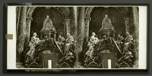Funerary monument of Pope Alexander VII in St. Peter's Basilica, Vatican City