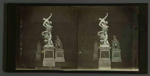 Sculpture of the Rape of the Sabine Women in Florence