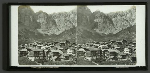 View of Leukerbad in Switzerland