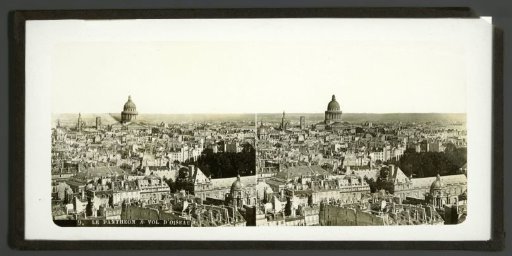 View of Paris with the Panthéon
