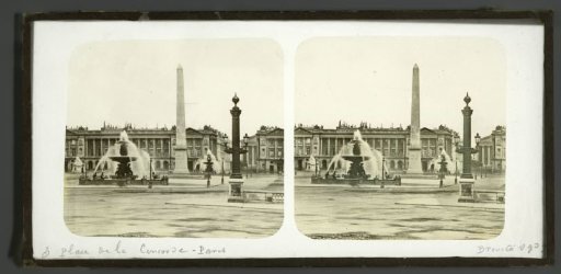 View of Place de la Concorde in Paris, France
