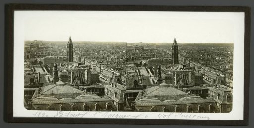 View of Paris with the Tour Saint-Jacques, France