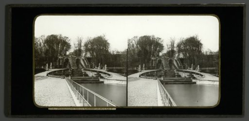 Artificial waterfall in the Parc de Saint-Cloud, Paris
