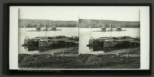 Boats on the James River in Virginia, North America