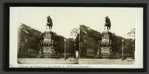 Equestrian statue of Frederick the Great in Berlin, Germany