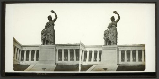 Statue of Bavaria in front of the Ruhmeshalle in Munich