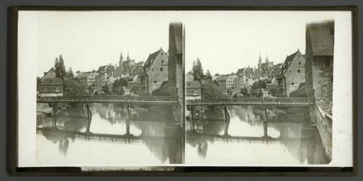 View over the Pegnitz in Nuremberg