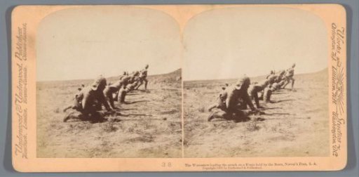 Scene of soldiers carrying out an attack in Norvalspont, South Africa