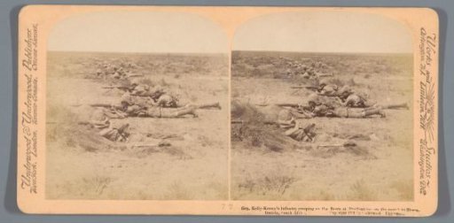British soldiers on a plain at Driefontein during the great journey to Bloemfontein, South Africa