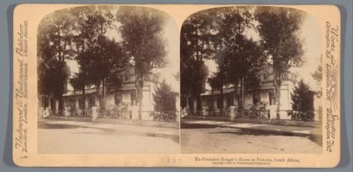 View of the house of former President Kruger in Pretoria, South Africa