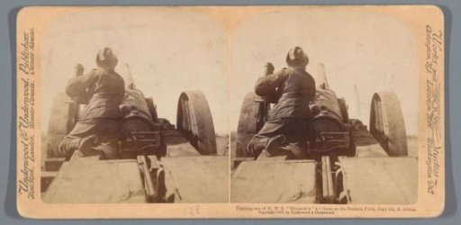 British soldier on a cannon in Pretoria, 4 June