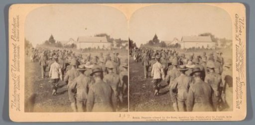 British prisoners of war are released by the Boers after the capitulation of Pretoria