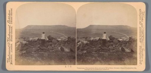 View of Mbulwana from the Boer positions after the siege of Ladysmith