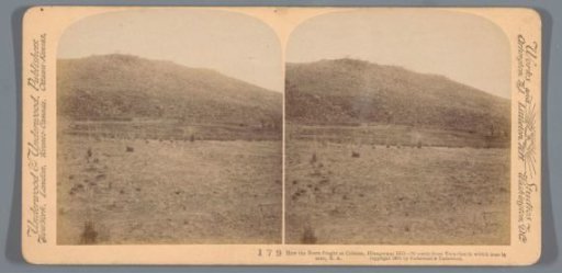 View of the Hlangwane hill where the battle of Colenso took place in 1899