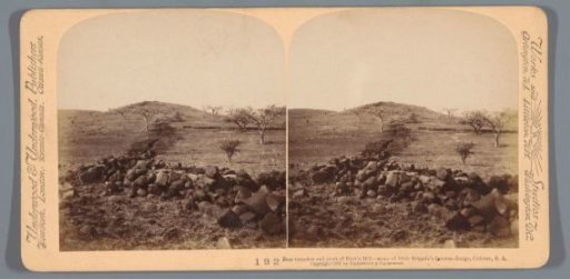 Trench near Colenso from the Second Boer War in South Africa
