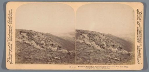View of the southern slope of Spionkop in Natal