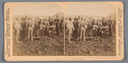Soldiers in a camp in South Africa
