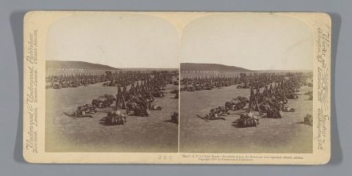 Equipment of the volunteer soldiers in the field, South Africa