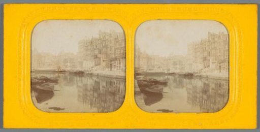 View of the Kloveniersburgwal at Amsterdam