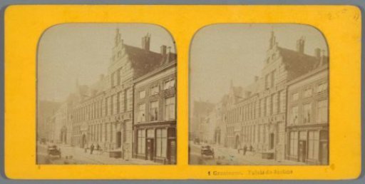 View of the Court of Justice in the Oude Boteringestraat in Groningen