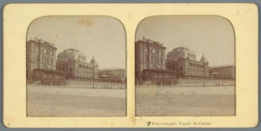 View of the first Kurhaus in Scheveningen