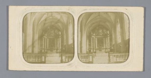 Interior of the Cathedral of Our Lady in Antwerp