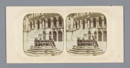 Scala dei Giganti on the courtyard of the Doge's Palace in Venice