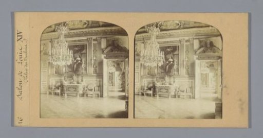 Interior of the Salon of Louis XIV in the Palais des Tuileries, Paris