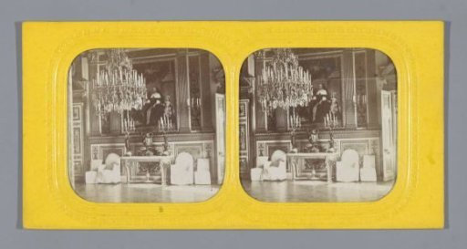Interior of the Salon of Louis XIV in the Palais des Tuileries, Paris