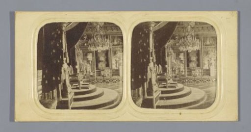 The Throne Room of the Palais des Tuileries in Paris