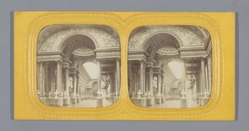 Interior of the Gallery of Battles in the Palace of Versailles
