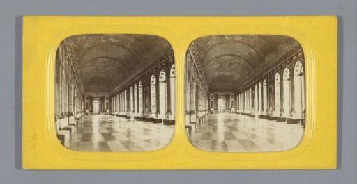 Interior of the Hall of Mirrors in the Palace of Versailles