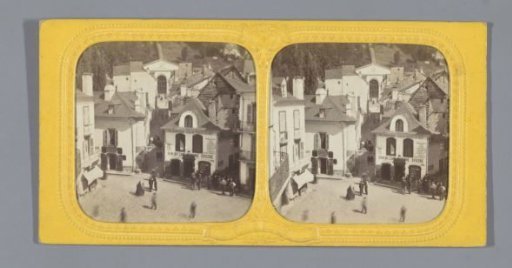 Square in Cauterets, France