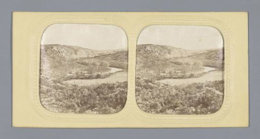 Landscape in the Cevennes, France