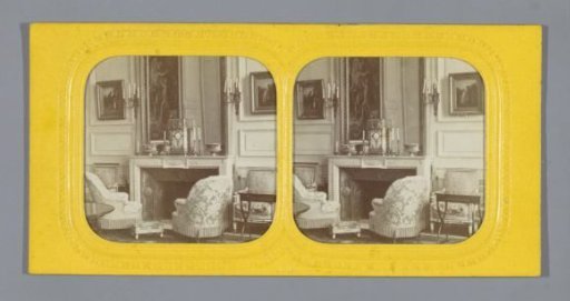 Salon of Princess Mathilde in the palace of Compiègne, France