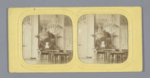 Game room in the palace of Compiègne, France