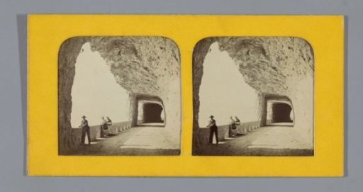 Avalanche tunnel in Switzerland