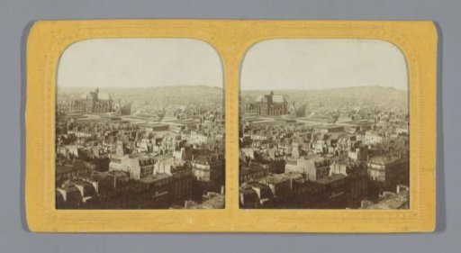 View of Paris with the Saint-Eustache Church