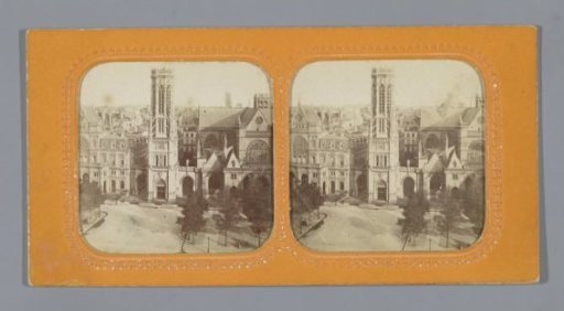 Exterieur van de Sint-Germanus-van-Auxerrekerk in Parijs