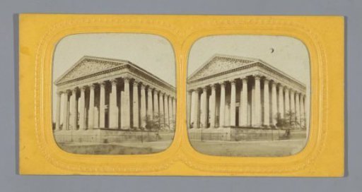 Exterior of the Madeleine Church in Paris