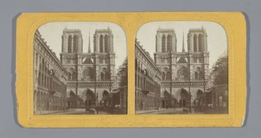 Façade of Notre-Dame in Paris