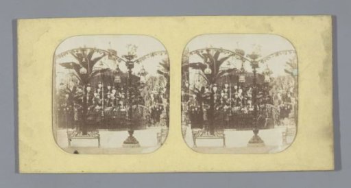 Muziekkoepel in de Jardin Mabille, Parijs
