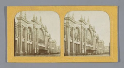 Facade of the Gare du Nord, Paris