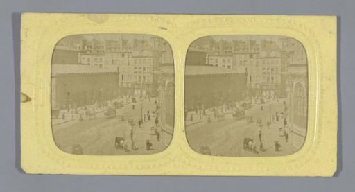 View of Les Halles in Paris