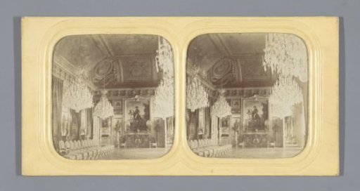 Room of Napoleon or the White Salon in the Tuileries Palace, Paris