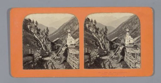 View of Heiligkreuz, near Vent im Ötztal