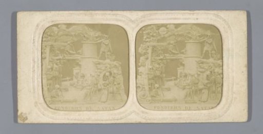 Cannon Foundry with Skeletons and a Devil