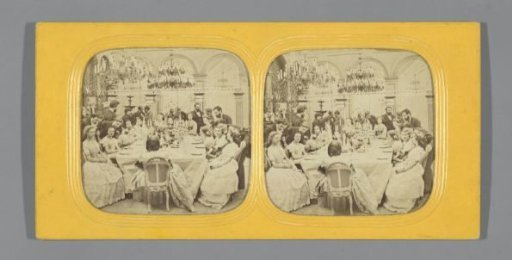 People around a table at dinner